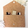 9162 - CORK MATERIAL CLUTCH BAG
